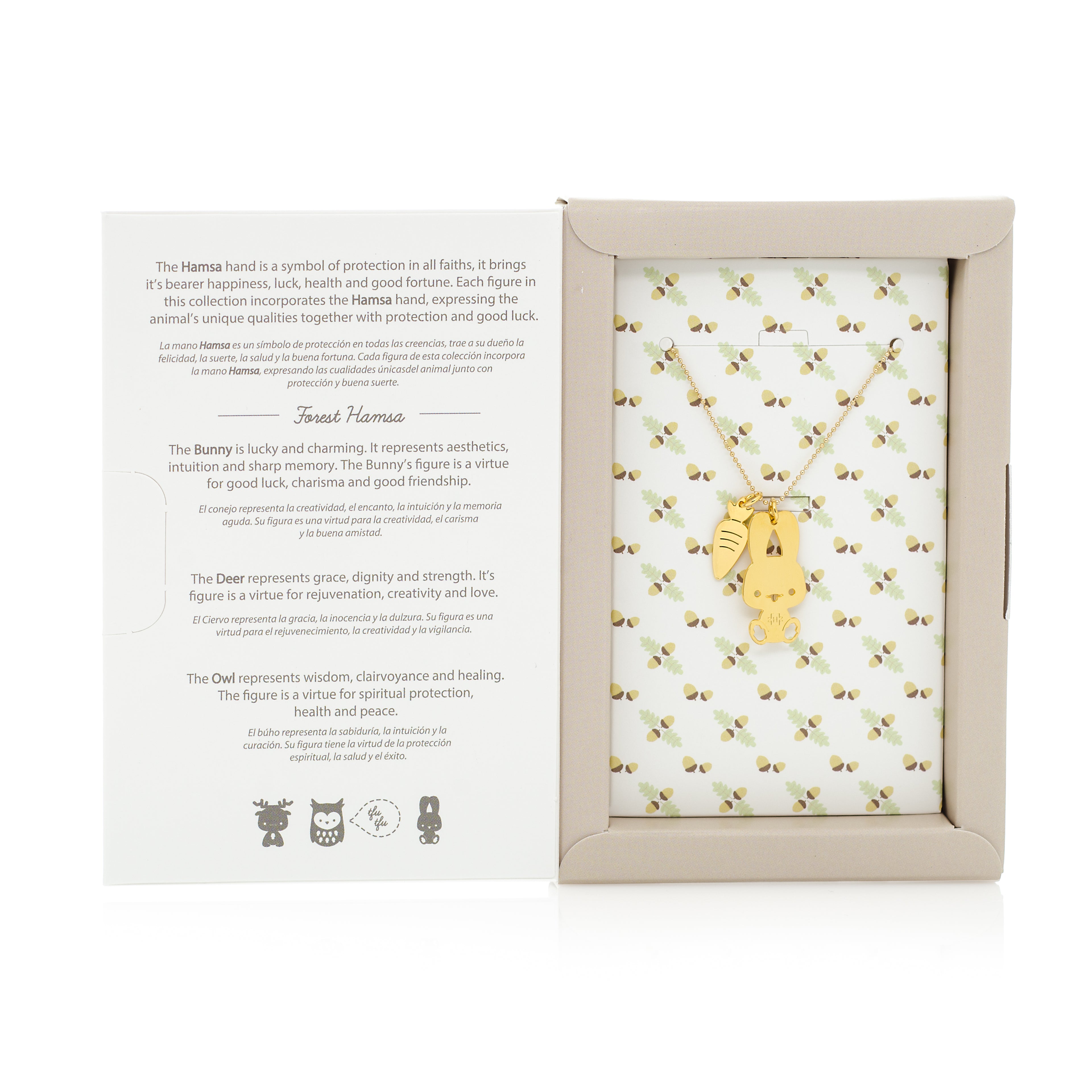 Bunny Good Luck Necklace