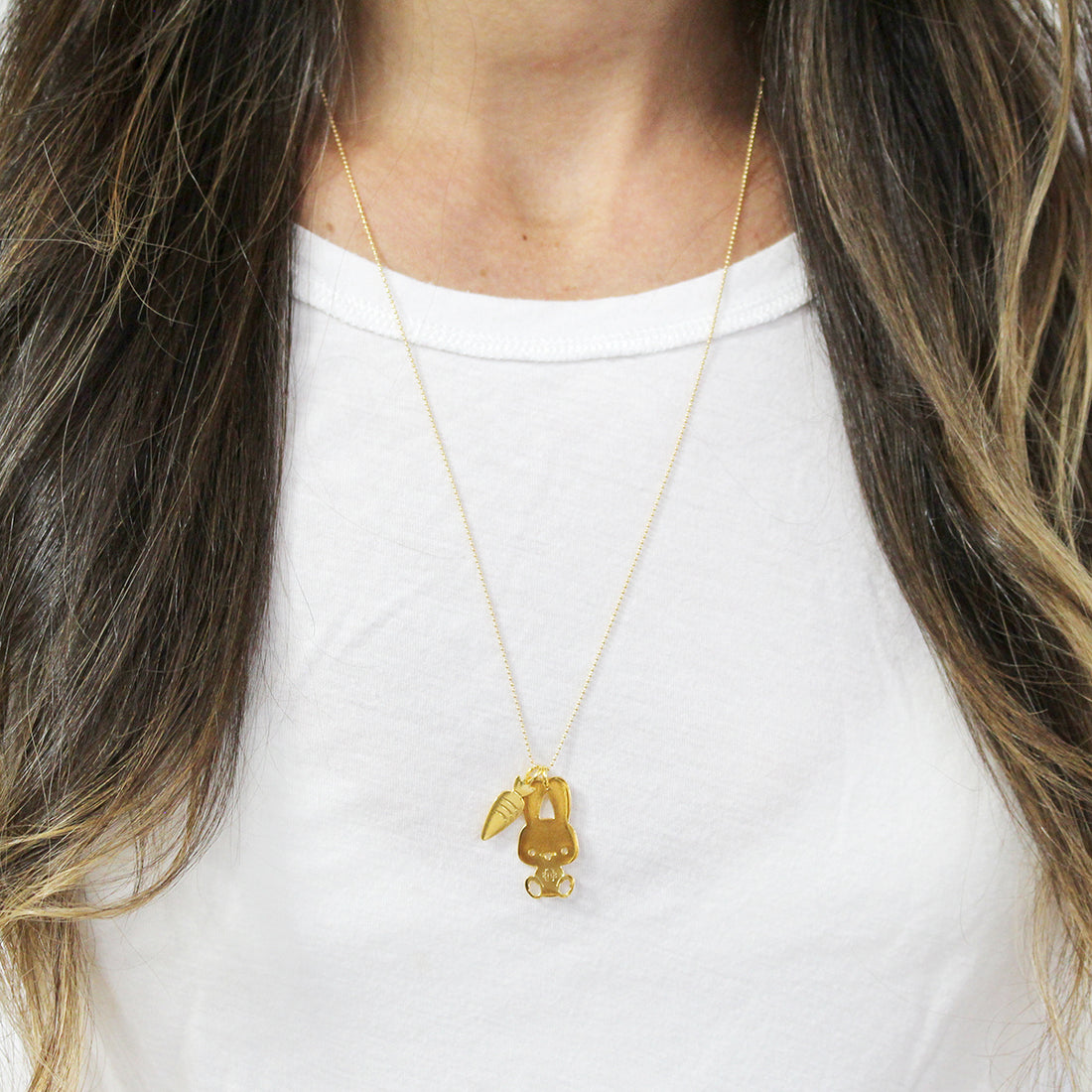 Bunny Good Luck Necklace