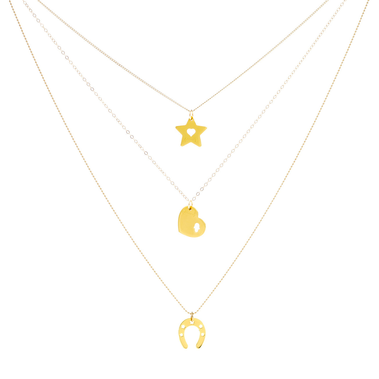 Extra Love Extra Luck Layered Necklaces