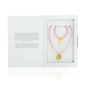 Mama+Me Cord Necklaces Set | Light Pink