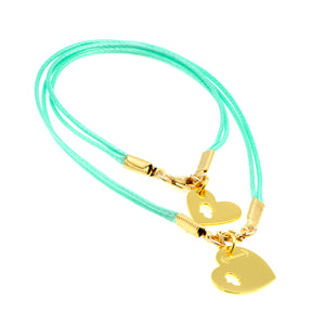 Mama+Me Cord Bracelets Set | Aqua