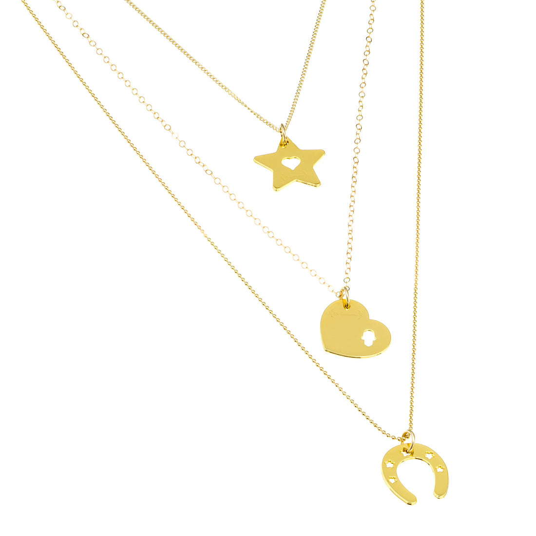 Extra Love Extra Luck Layered Necklaces